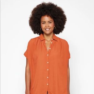 Madewell Central Drapey Shirt, sz. M